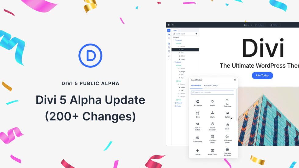 Divi 5 Public Alpha Progress Update (200+ Changes) - Divi Unleashed