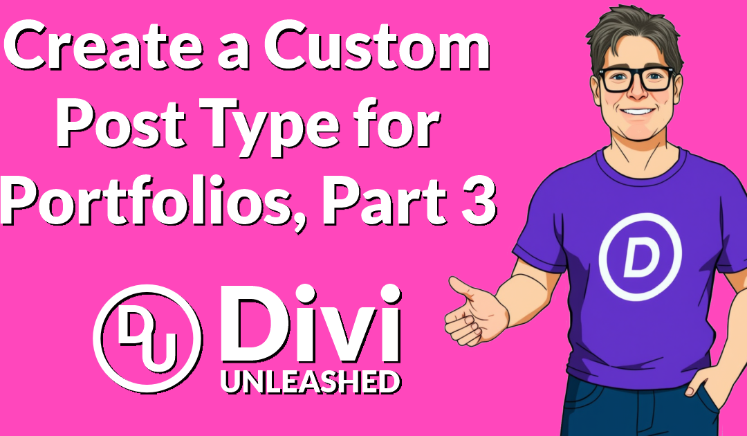 Create a Custom Post Type for Portfolios, Part 3