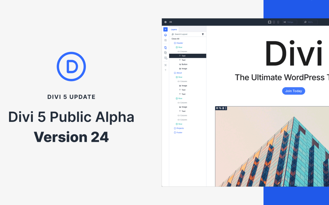Divi 5 Public Alpha 24: All Beta Blockers Complete