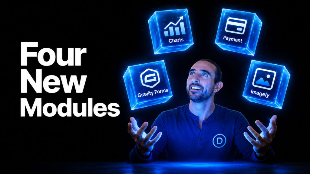 Four New Modules for Divi 5 (Charts, Gravity Forms, Imagely & Payment Button)